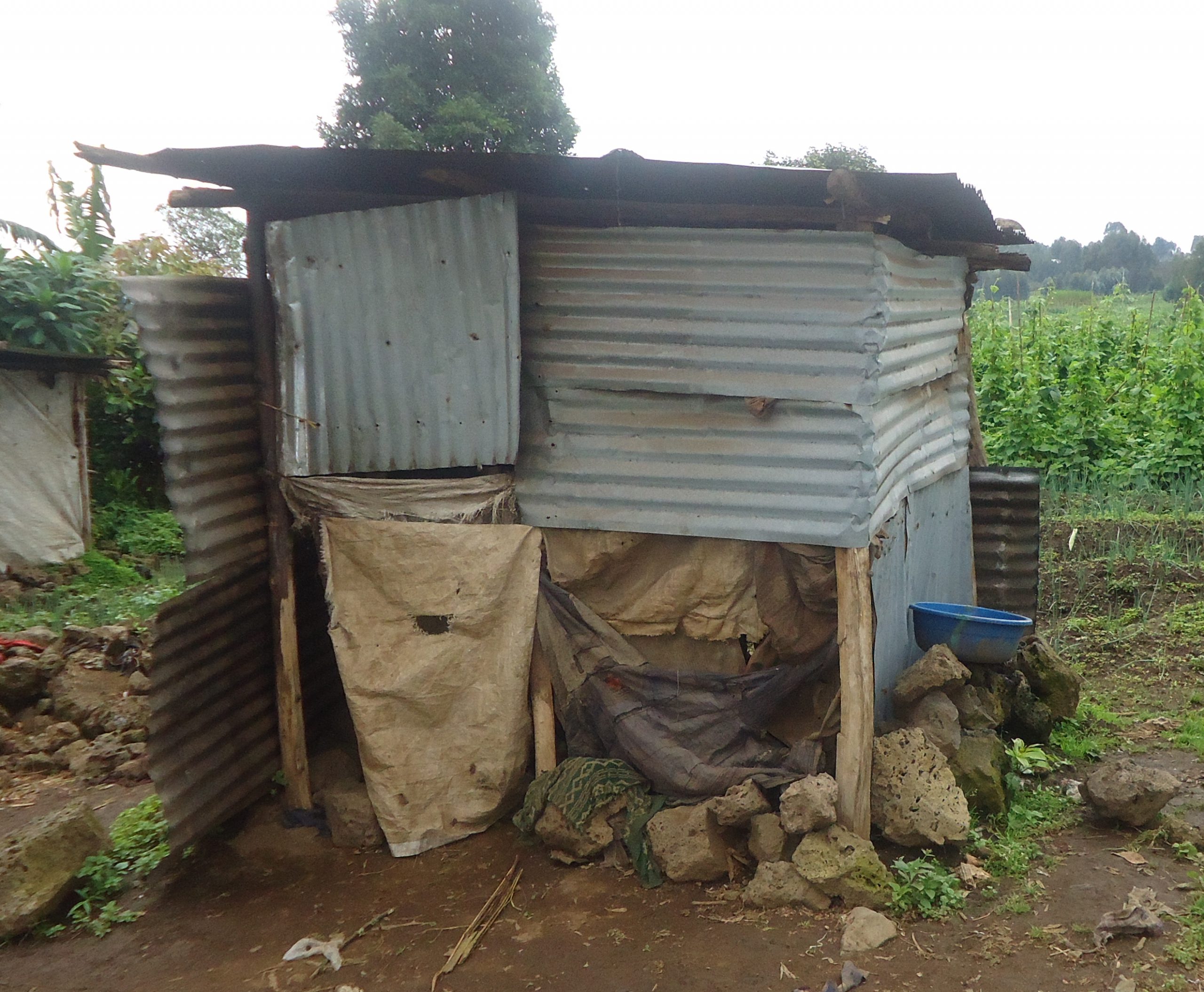 Behausung einer Witwe in Busasamana / Ruanda